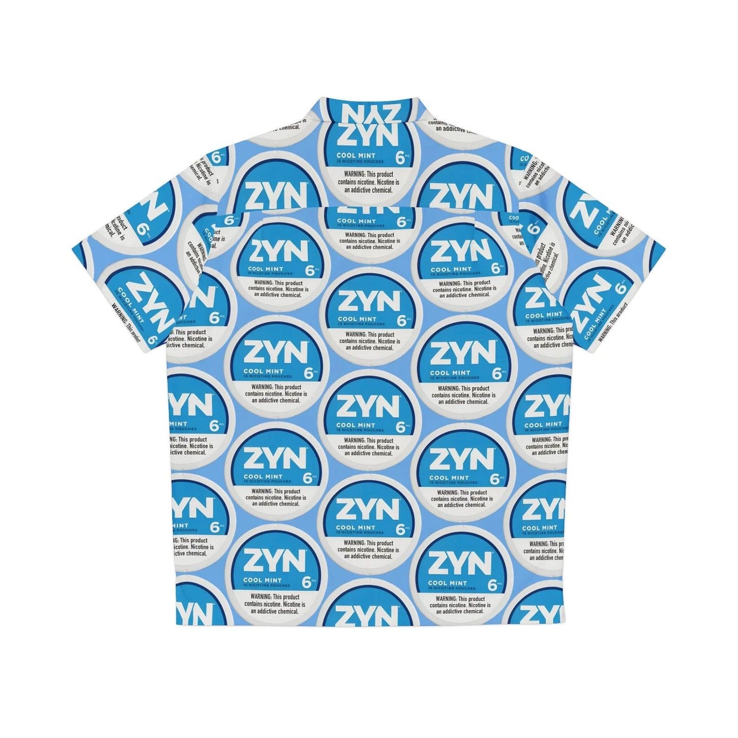 Zyn Cool Mint Hawaiian Shirt | Unofficial Zyn Inspired Tropical Wear