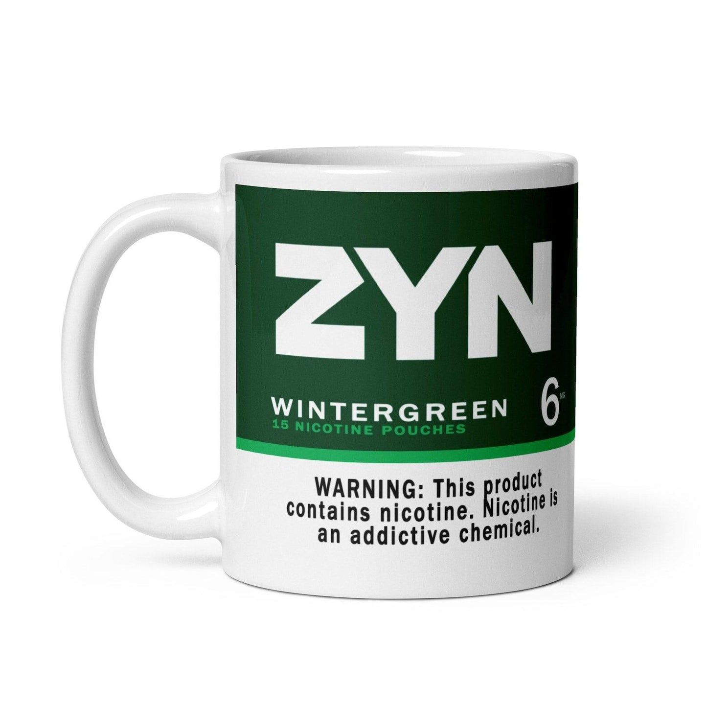 Zyn Peppermint Mug - Refresh Your Mornings with This Unique Peppermint-Themed Coffee Cup, Perfect for Zyn Enthusiasts