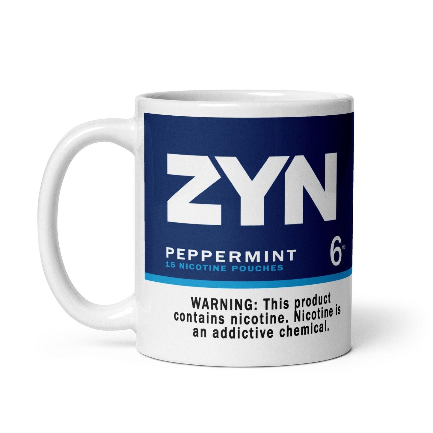 Zyn Peppermint Mug - Refresh Your Mornings with This Unique Peppermint-Themed Coffee Cup, Perfect for Zyn Enthusiasts